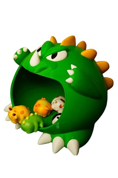 3D Brothers DinoMunch Dinosaur Candy Bowl Keys, Small toys. Storage Container...