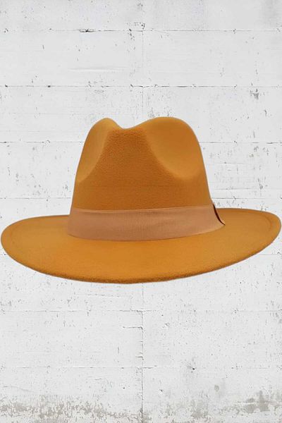 Trenderrs Дамска регулируема вътрешна панама Fedora шапка
