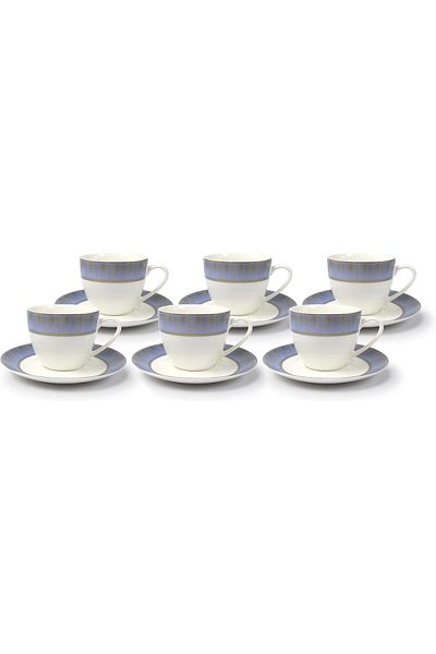 ORCHID 12PCS NBC CUP AND SAUCER SET DECCA