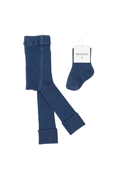 Petit Boom Bebek Komet Fitilli Triko Tayt - Içlik & Çorap Indigo