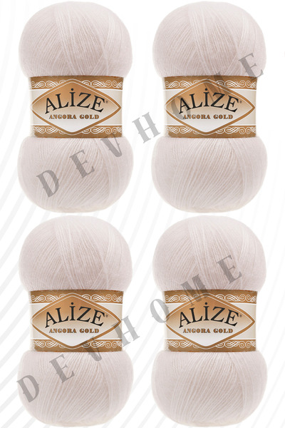 devhome Alize Angora Gold El Örgü İpi İpliği Yünü Yeleklik İp 4 Adet Akrilik Yün İplik