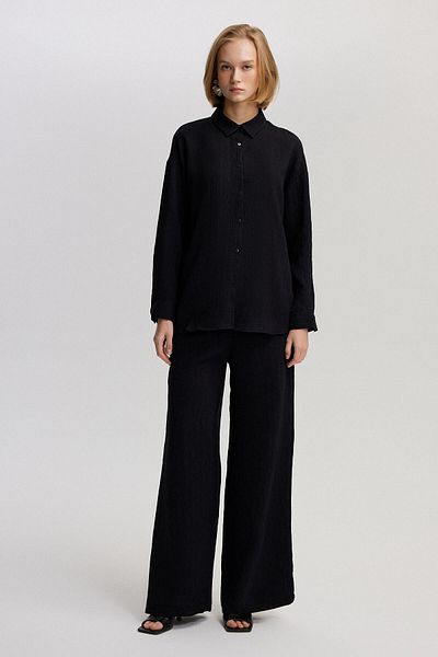 Touché Privé LACING DETAILED SHIRT PANT SET