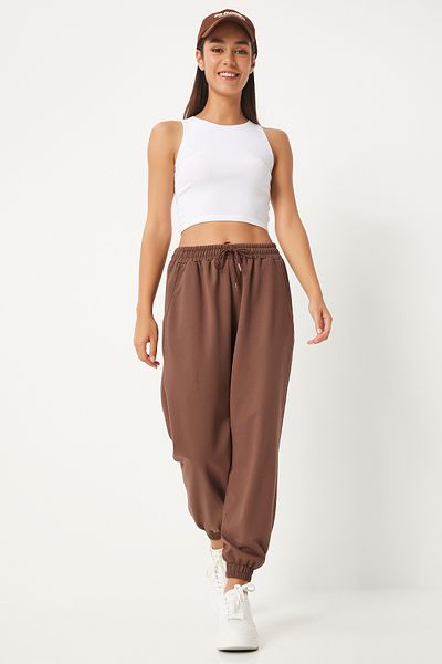 Lovelyİstanbul Καφέ Loose Jogging Sweatpants - Lap0002