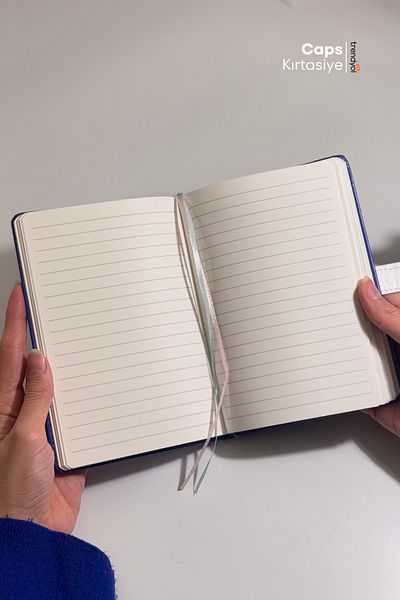 caps Stitch Themed Magnetic Locked Special Cover Notebook - A5 Size - 160 Pages