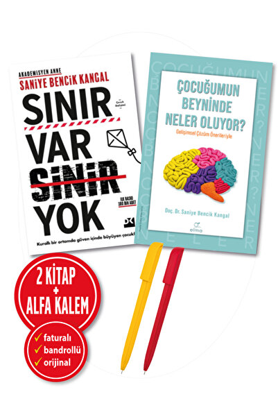 Doğan Çocuk Alfa Kalem+ Saniye Bencik Kangal 2 Kitap (Sınır Var Sinir Yok+Çoc...