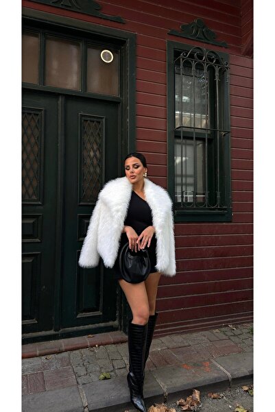 Lady Pixie Guler șal lung pentru femei Crop Plush