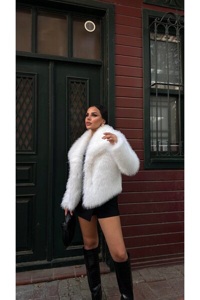 Lady Pixie Guler șal lung pentru femei Crop Plush