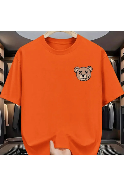 Wish BF urs cu imprimeu supradimensionat   tricou