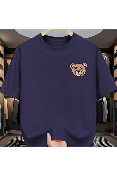 Wish BF urs cu imprimeu supradimensionat   tricou