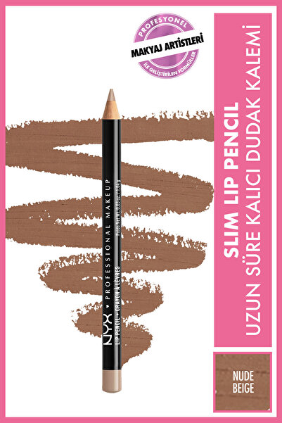 NYX Professional Makeup Slim Lip Liner in Beige - 800897139438