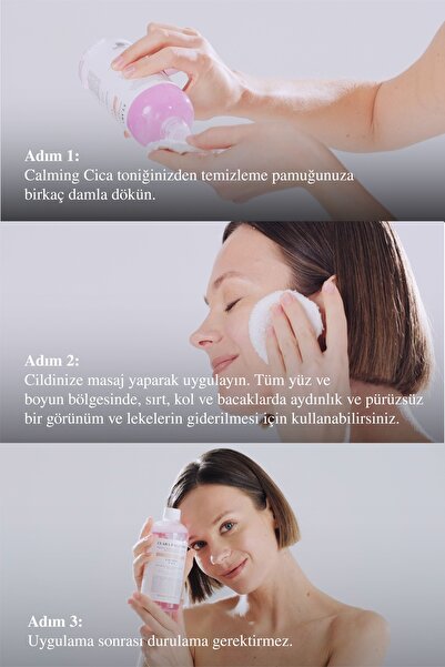 Clara Hygienics Calming Cica Leke Karşıtı Tonik 400ml – Yatıştırıcı Nemlendirici Ton Eşitleyici Vegan (Yüz Ve Vücut)