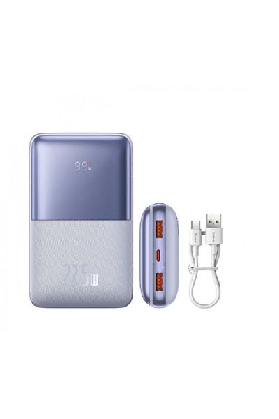 Baseus 20000.0 mAh USB C Portable Power Bank with Digital Display-20000 mAh with 1 USB C Port and 2 USB