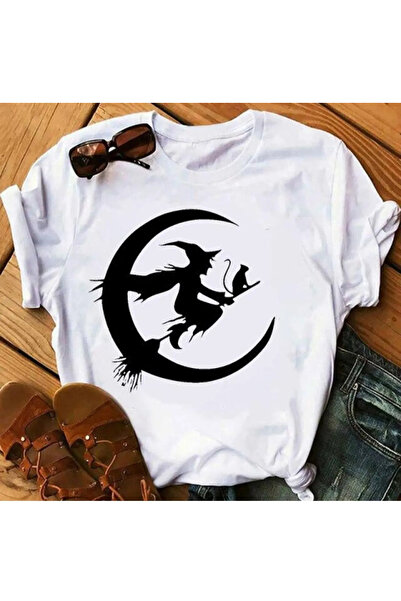 Wish BF Μπλουζάκι με στάμπα μάγισσας για το Halloween