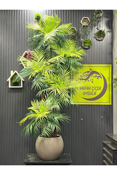 İremÇiçekçilik Yapay Çiçek Uygula Yapay Ağaç Salon Çiçeği 200 Cm Areka