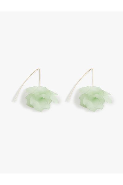 Koton Floral Volume Earrings Large Size