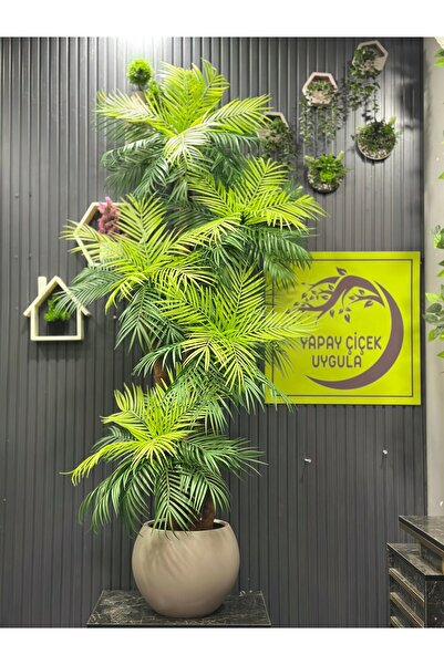 İremÇiçekçilik Yapay Çiçek Uygula Yapay Ağaç Salon Çiçeği 200 Cm Areka