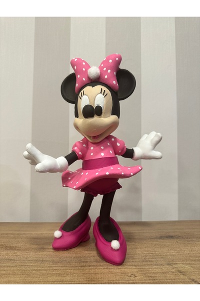 İki Cadı Tasarım Miki Fare Minnie Mouse Hediyelik Dekoratif Obje Biblo Heykel