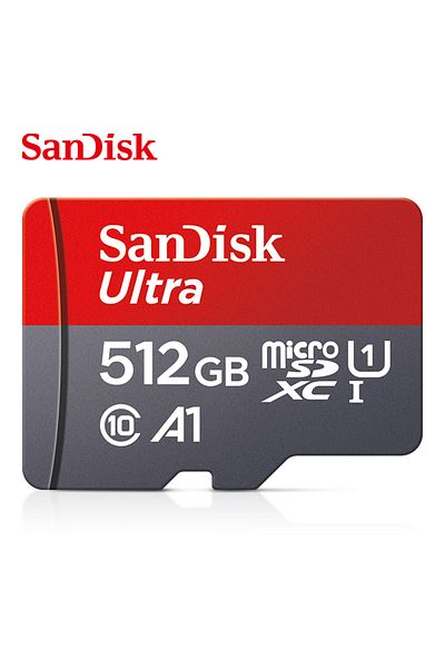 SanDisk بطاقة ذاكرة Micro SD من فئة A1 بسعة 512 جيجابايت و128 جيجابايت و32 جيجابايت و64 جيجابايت و256 جيجابايت وبطاقة ذاكرة Micro SD من فئة A1 بسعة 512 جيجابايت وبطاقة ذاكرة Tf من فئة A1