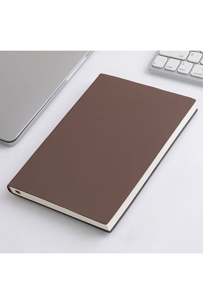 Choice دفتر ملاحظات من الجلد الناعم باللون الأرجواني A5 مع 120 صفحة داخلية، وغطاء مقاوم للماء وملمس مريح