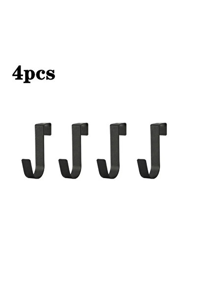 Choice Black-4pcs Multi-purpose Hooks Kitchen Cabinet Door Back Hook Hanging ...