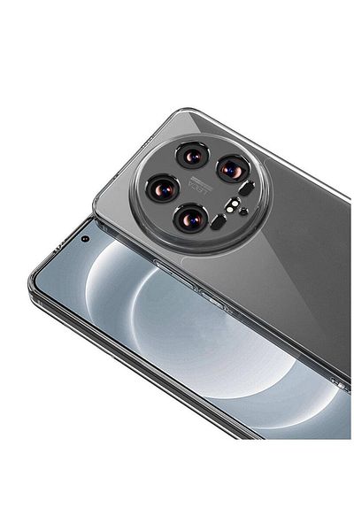 Zebana حافظة متوافقة مع هاتف Xiaomi Mi 14 Ultra Zebana حافظة سيليكون ناعمة شفافة