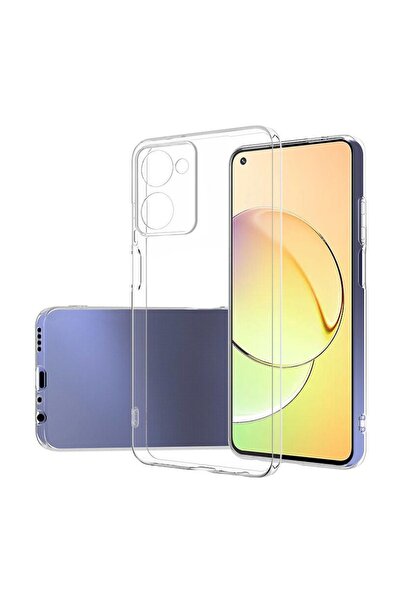 Zebana Realme 10 4G Uyumlu Kılıf Zebana Şeffaf Soft Silikon Kılıf Şeffaf