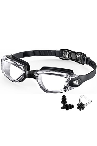 JoyMaySun Black Clear Swimming Goggles Professional Waterproof Swim Eyewear G...
