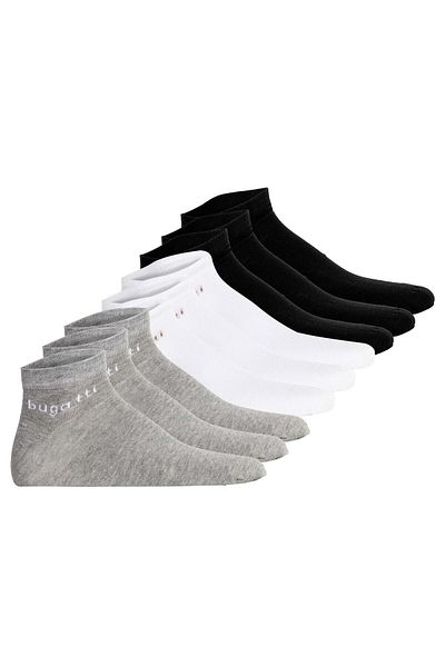 BUGATTI Herren Sneakersocken 9er Pack - Socks Soft Cotton Uni Basic