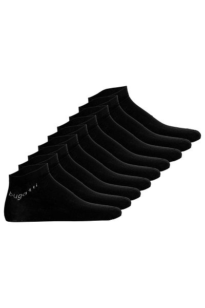 BUGATTI Herren Sneakersocken 9er Pack - Socks Soft Cotton Uni Basic