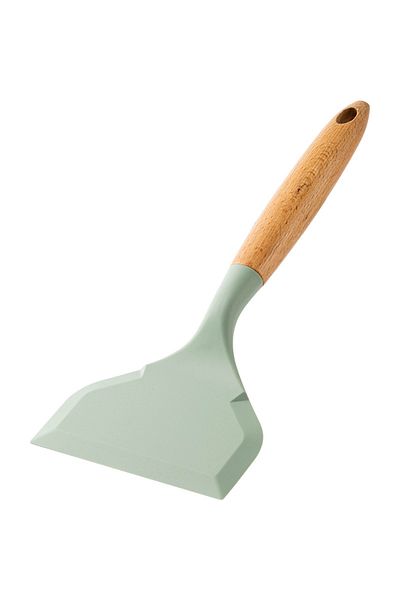 Choice 1pcs Mint Food Grade Silicone Cooking Utensils Tamagoyaki Spatula Beef Meat Egg Kitchen Spatula Pizz