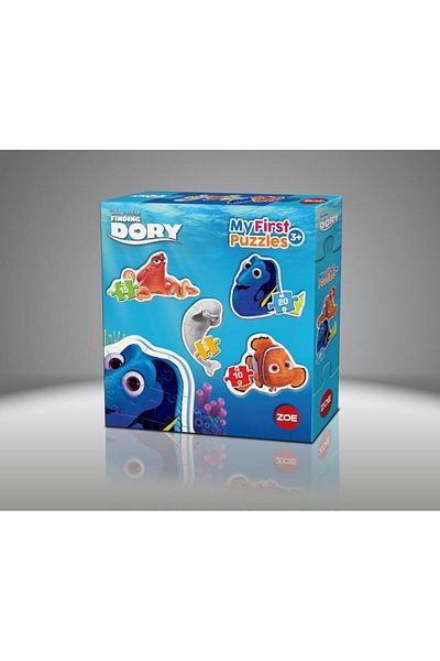 Zoe Licensed Dory Baby Puzzle - 4 Inner Parts Cut