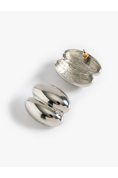 Koton Oversized Abstract Earrings - Koton X Sibil Çetinkaya