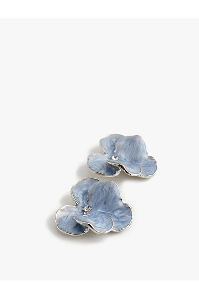 Koton Flower Steel Mixed Earrings