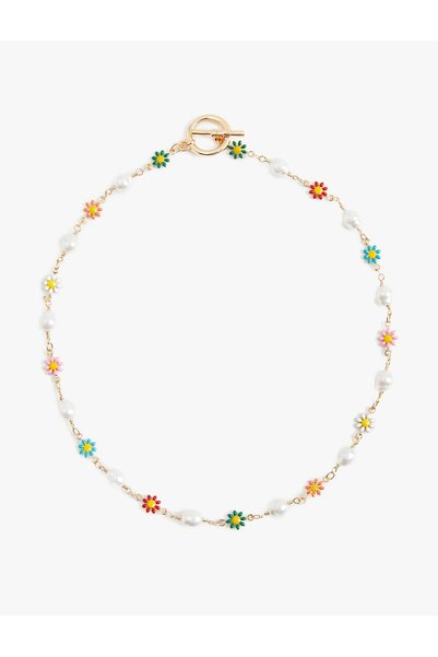 Koton Beaded Floral Necklace