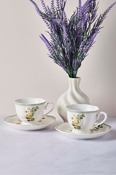 Perotti طقم قهوة بورسلين مكون من 4 قطع من Secret Garden لشخصين