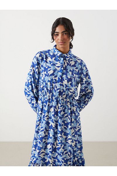 LC Waikiki Rochie de damă cu model cu guler cămașă