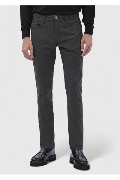 Ramsey Lässige, gewebte Hose aus Baumwollmischung im Slim Fit