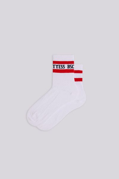 Tyess Basic BG Store Girl's White Socks