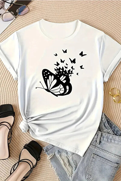 Wish BF IMPRIMAT CU INIMĂ DE FLUTURI tricou