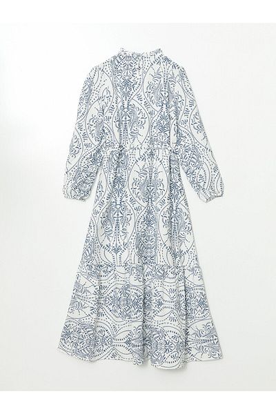 LC Waikiki Rochie de damă cu model cu guler vertical