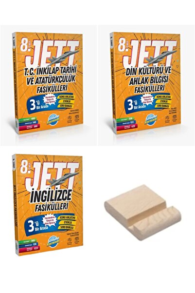 Ünlüler Karması LGS 8.Sınıf JETT İnkılap Din Kültürü İngilizce Fasikülleri Seti