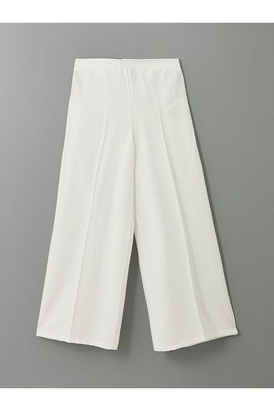 LC Waikiki Women's Pleated Trousers with Elastic Waist