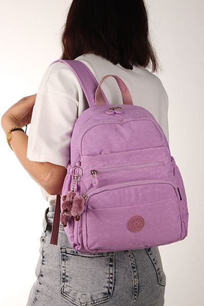 By Hakan My Polo 8745 Clinker Women's Backpack Medium Day Water Resistant Lila
