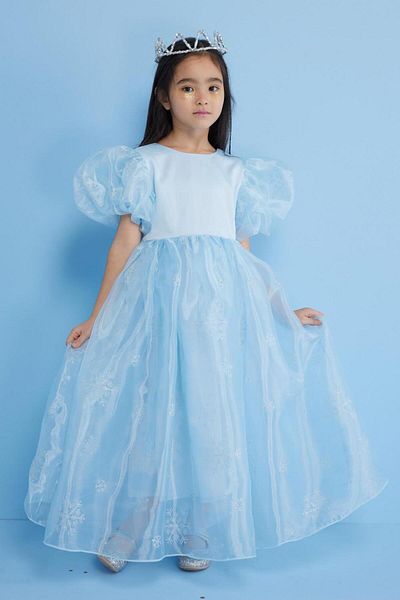 Le Mabelle Μπλε Snowflake Tulle Φούστα για κορίτσια - Elsa