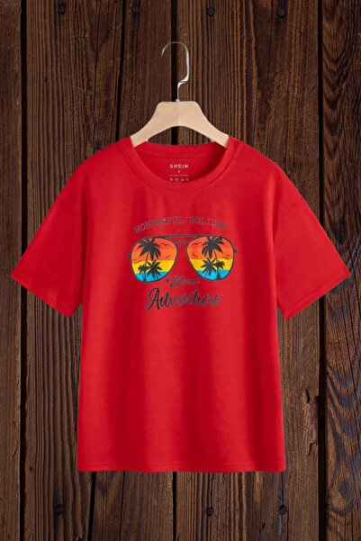 Wish BF TRICOU IMPRIMAT PENTRU COPII, FETE ȘI BĂIEȚI, CU OCHELARI DE SĂBĂTOARE