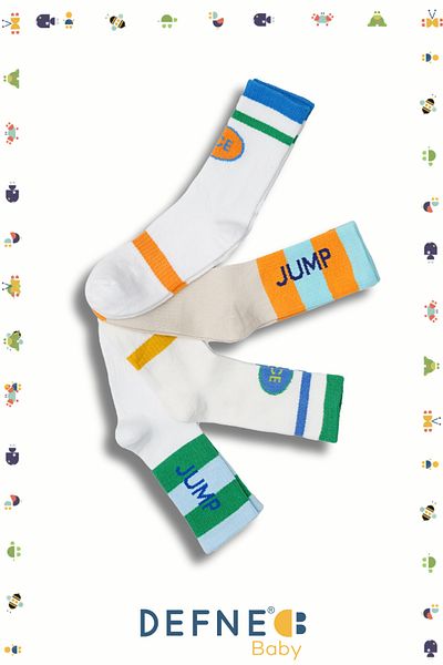 Defne Baby 4 Pairs of Boy's Socks