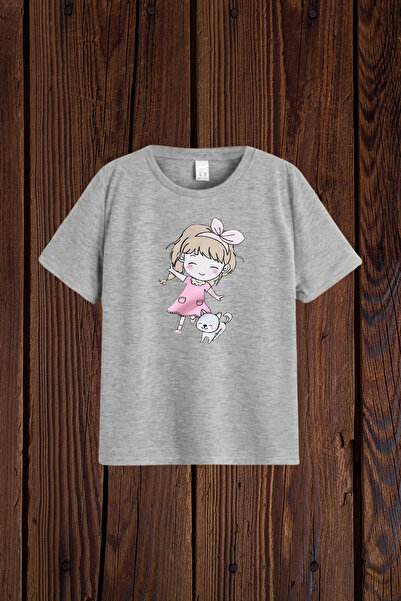 Wish BF تي شيرت بناتي مطبوع