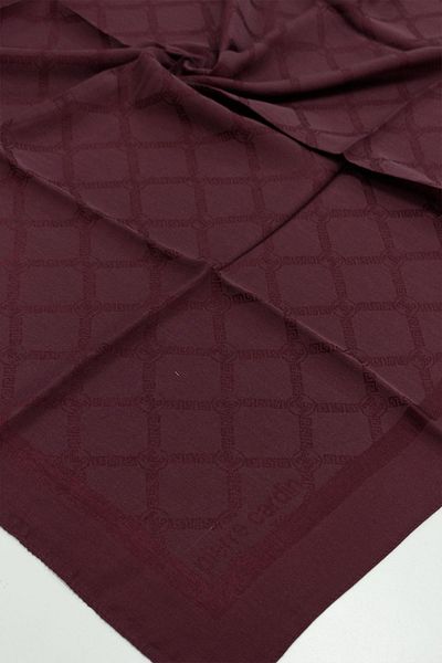 Pierre Cardin Φουλάρι Lyocell Monogram - 1080900-941 - Μπορντό