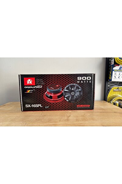 AQOUSTİCS SX166 16 cm 900 w 130 rms KURŞUN GÖBEKLİ MİDRANGE TAKIMI