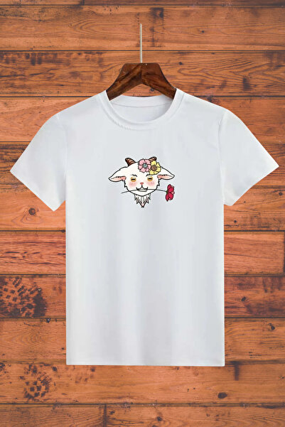 Wish BF تي شيرت بناتي ولادي مطبوع عليه خروف